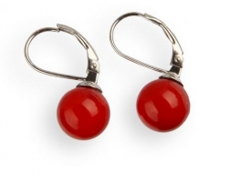 Coral Earrings LOVE RED