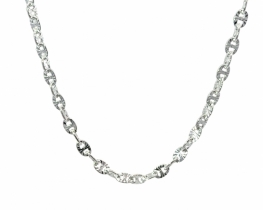 Silver necklace MARINA FANTASY 45 cm