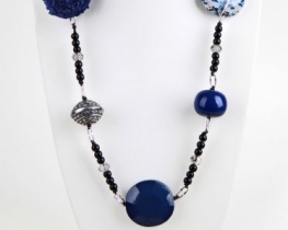 Fashion Necklace Blue SNOWFLAKE
