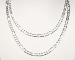 Silver Chain Figaro 018 - 50 & 60 cm