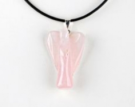 Angel Pendant Rose Quartz 32 x 20 mm 