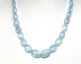 Necklace AQUAMARINE 10 - 20 mm