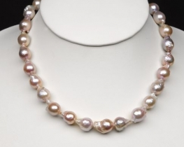 Necklace with Baroque Pearls