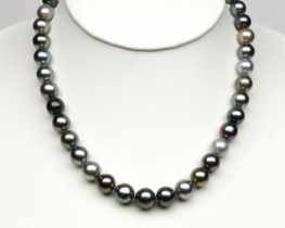 Tahiti Pearl Necklace 9 - 12 mm