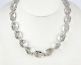 Necklace CRYSTAL QUARTZ 12 x 20 mm