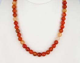 Necklace CARNELIAN 10mm