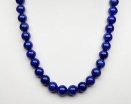 Ogrlica Lapis lazuli AA 10 mm