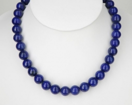Necklace Lapis Lazuli 12 mm AA
