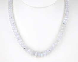 Necklace Rainbow Moonstone 7 - 12 mm 