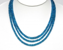 Necklace BLUE APATITE A 3R