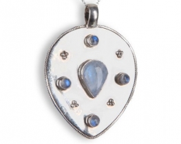 Silver Pendant MOONSTONE