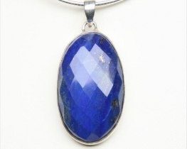 Silver Pendant Lapis Lazuli 25 x 35 mm