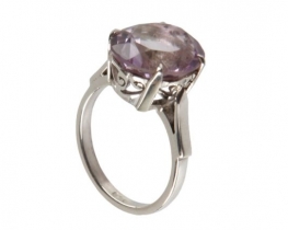 Silver Ring Amethyst Vicky