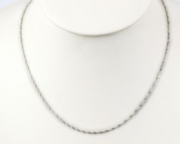 Silver Necklace SINGAPORE 45 cm