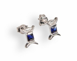 Silver Earrings BLUE VALENTINE