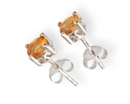 Srebrni uhani SIAM 6 mm