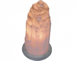 Svetilka iz belega selenita 35 - 45 cm