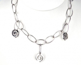 Silver Necklace NAUTILUS