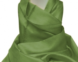 Šal COCOON 100 % svila - zelen