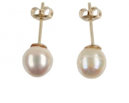 Akoya Pearl Earrings 7 mm