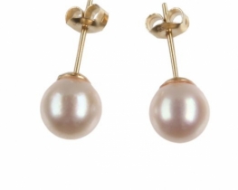 Akoya Pearl Earrings 8 mm