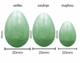 Yoni jajčka AMETIST na traku 
