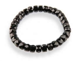 Black Spinel elastic Bracelet