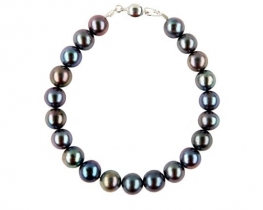 Pearl Bracelet - Grey 8 mm