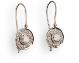 White Gold Earrings ORION V