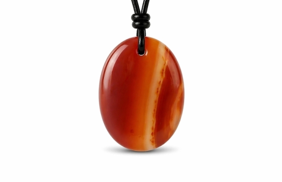 Obesek ognjeni Karneol Royal Samarkand