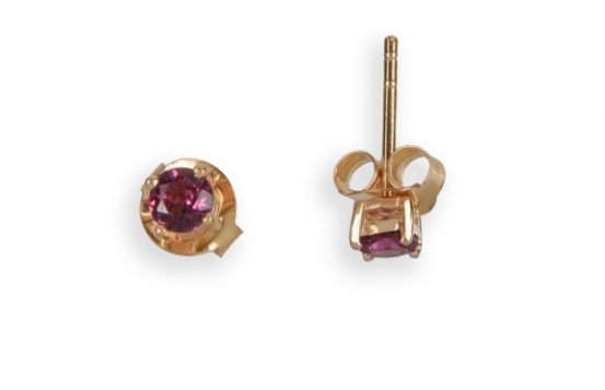 Pozlačeni uhani AA - Smaragd, Safir, Rubelit, Akvamarin..