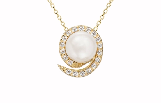 AURELIA Comet Pearl Pendant 