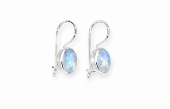 ELIZA Silver Drop Earrings 