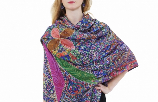 Vezen Svileni šal OASIS