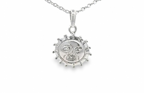 Silver Pendant SUN