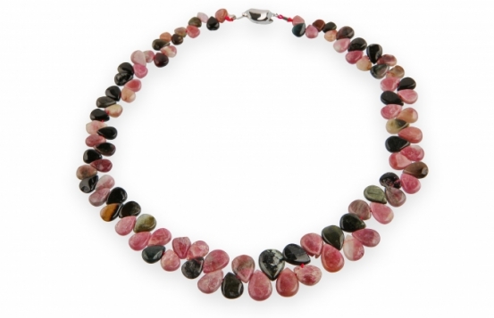 Tourmaline Necklace Multicolor teradrops