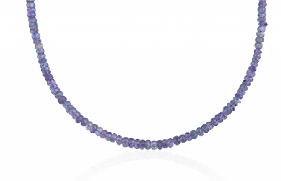 Ogrlica TANZANITE 3 - 6,5 mm 