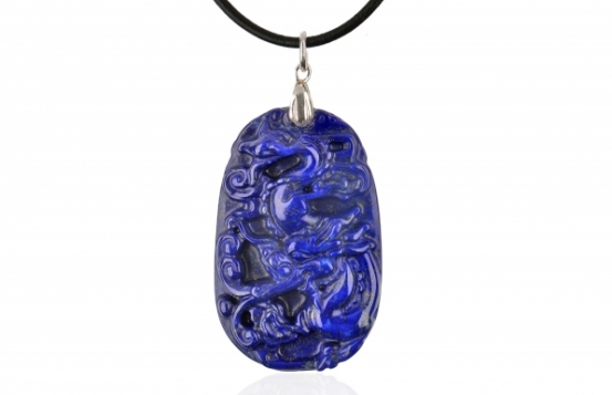 Obesek lapis lazuli Blue Dragon