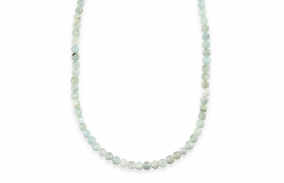 Aquamarine Necklace 7 mm 