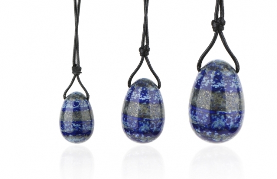 Yoni eggs LAPIS LAZULI on Cord