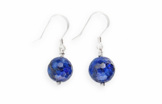 Srebrni uhani LAPIS 10 mm