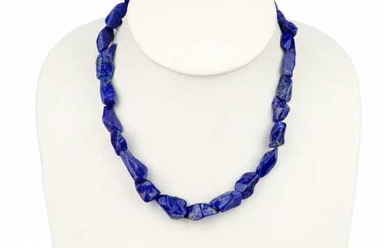 Lapis lazuli Necklace BLUE MARINE 12 x 20 mm