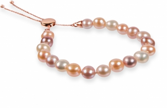 Biserna zapestnica okrogli biseri DIVA 8 mm