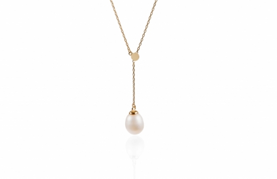 Silver Chain with Freshwater Pearl LUCIA 