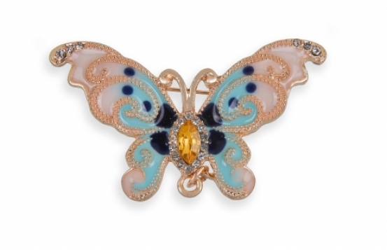 Butterfly Classic and Papillon Kaleidoscope brooch