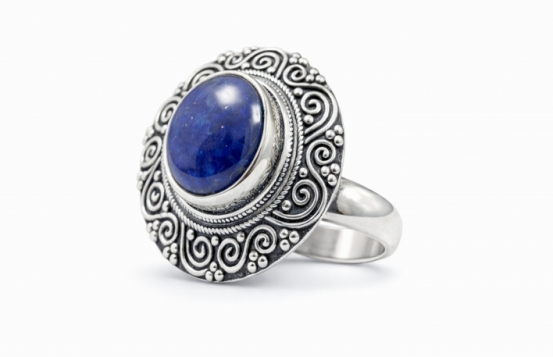 Silver Ring Lapis lazuli ARIANA