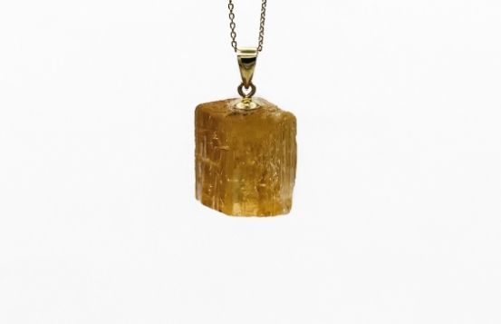 Pendant Imperial Gold topaz 14 x 15 mm