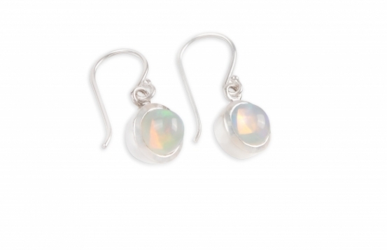 Opal Silver Earrings Mini & Maxi