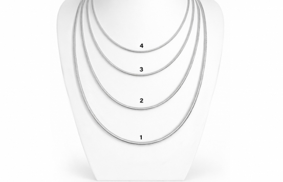 Silver Necklace SNAKE 02