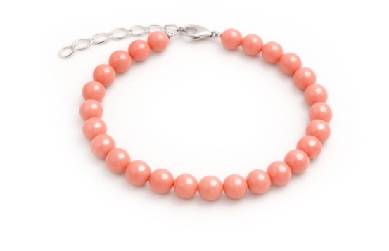 Zapestnica roza Korala 8 mm